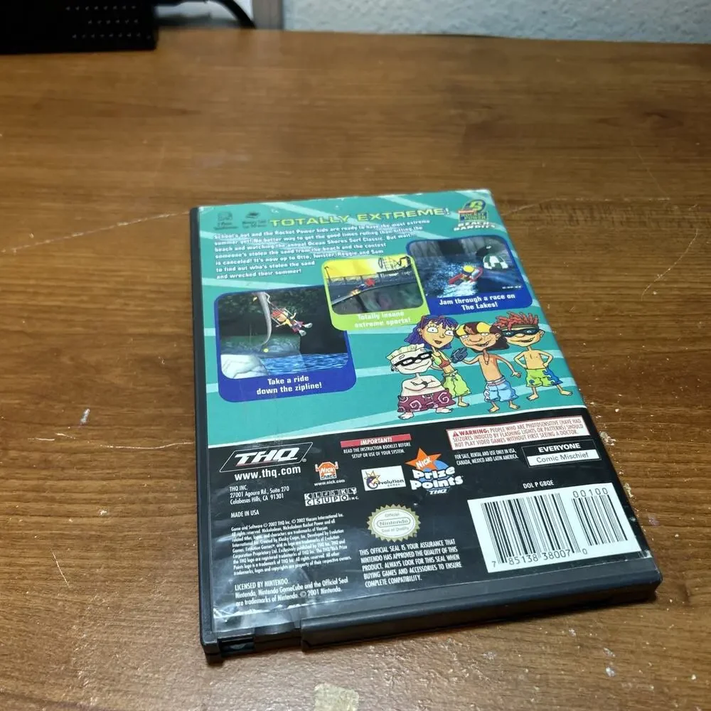 Rocket Power: Beach Bandits (Nintendo Game Cube, 2002) Free Shipping